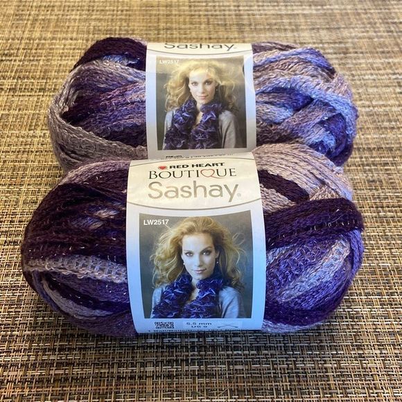 NWT Red Heart Boutique Yarn Sashay Metallic Boogie - LW 2517 - Lot of 2 - Picture 1 of 5